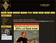 Tablet Screenshot of lo-man-kam.de